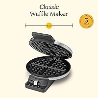 Vista 6 de Cuisinart Ronda Wafflera Clásica, WMR-CA Round Classic Waffle Maker, 1, Plateado