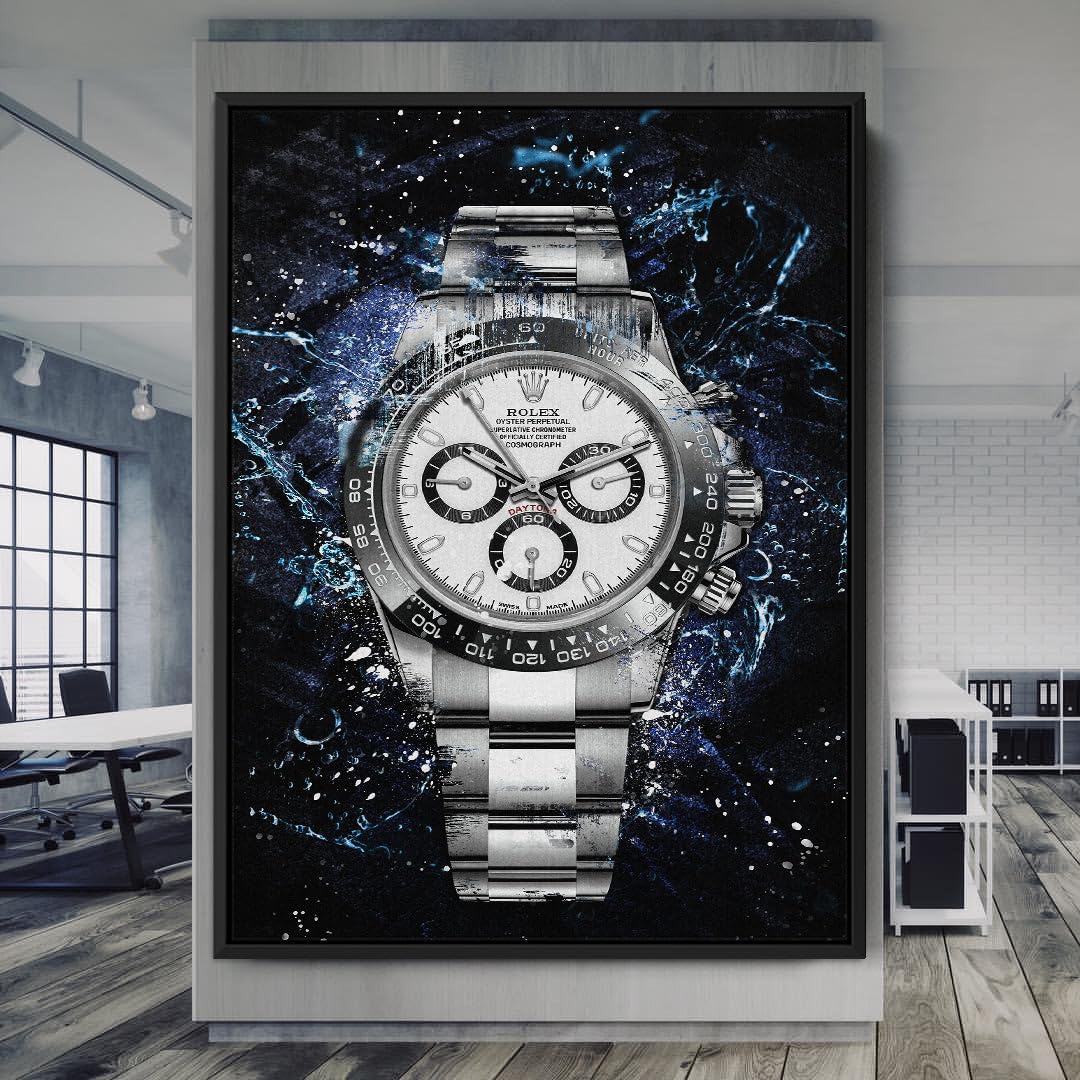 Amazon.com: DEVICI Rolex Watch Canvas Daytona White Panda inspired