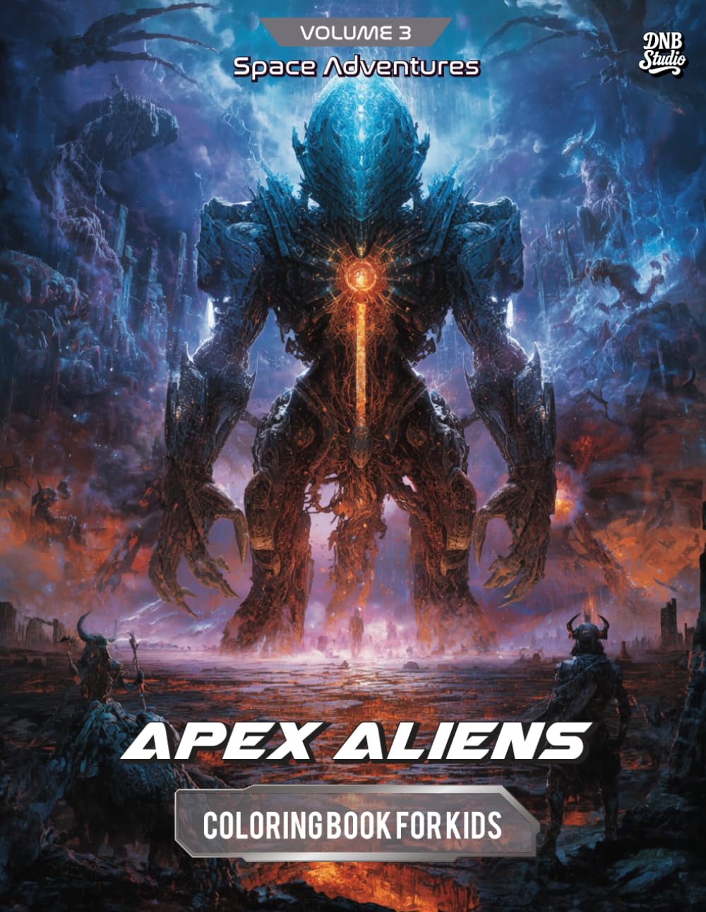 Apex Aliens: A Sci-Fi Coloring Adventure Featuring 24 Massive Alien Predators