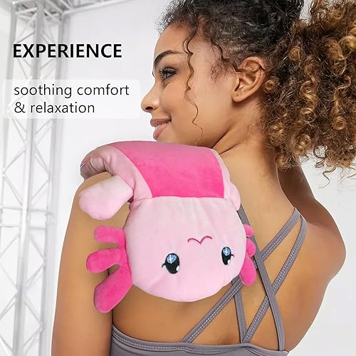 Miniatura 3 de Almohadilla térmica para microondas para aliviar el dolor, almohadillas térmicas para microondas de 13" x 10" para calambres, dolor de espalda,