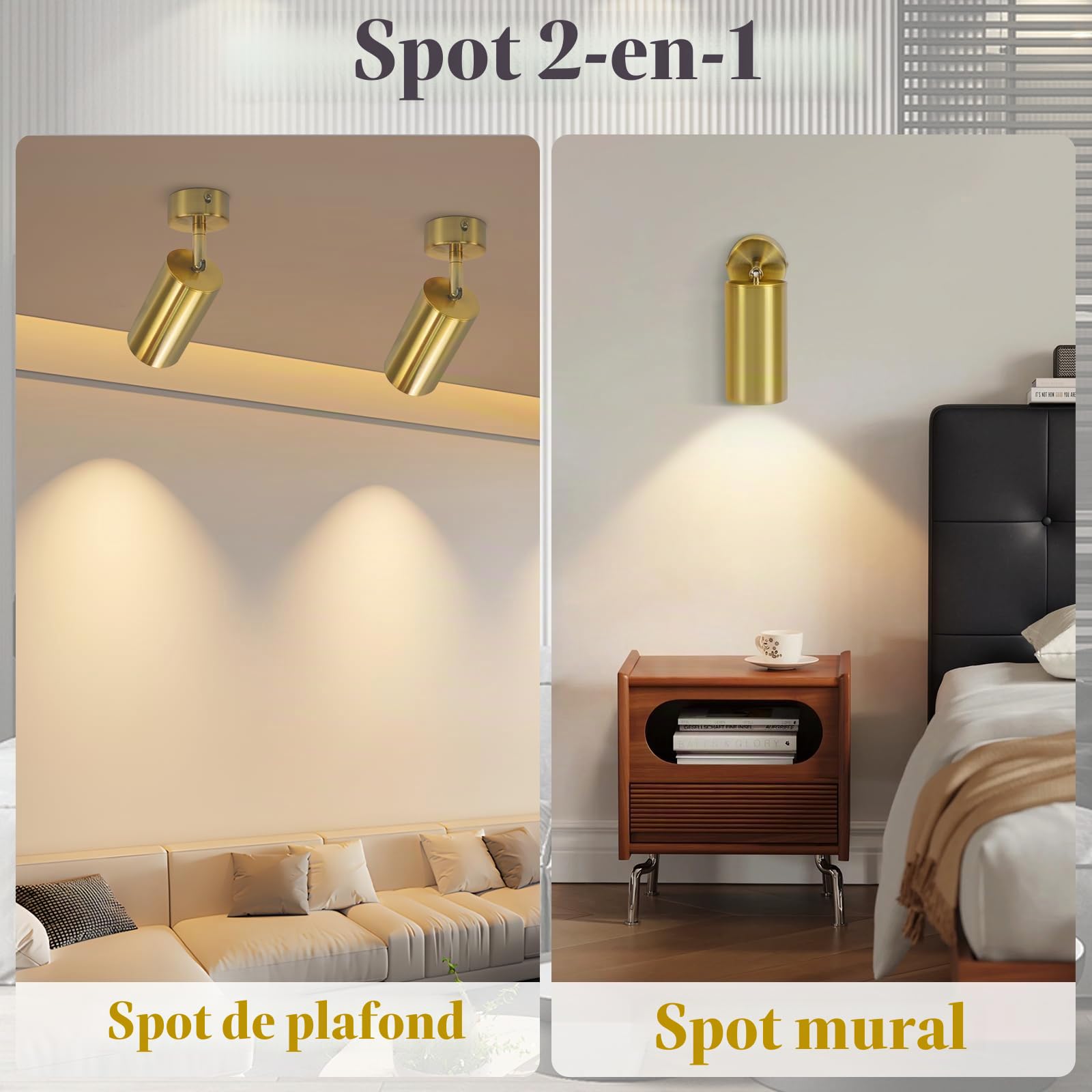 ZMH 2ER LED Deckenstrahler Deckenspots Leseleuchte Wandleuchte Bettleuchte