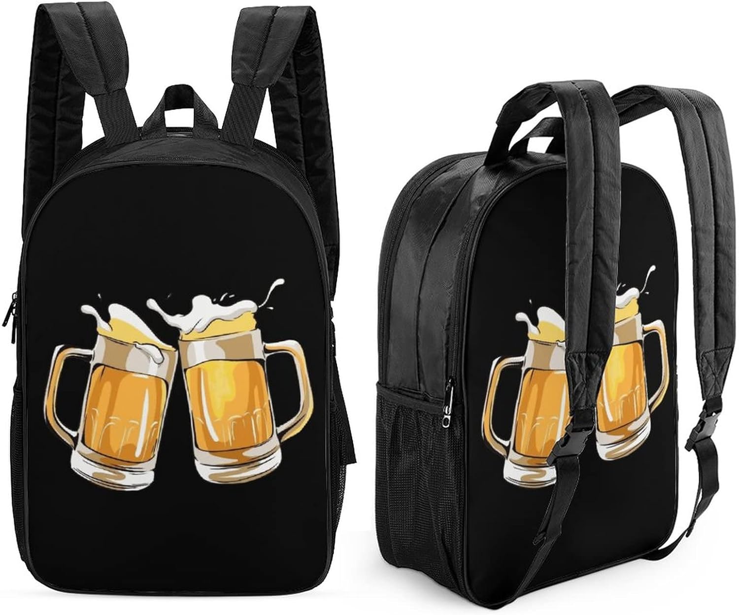 Amazon Co Jp リュック サック 子供用 キッズ ビール 乾杯 イラスト 幼稚園 児童 男の子 女の子 バッグ バックパック 子供 旅行用 通園 入園 入学 低学年 軽量 通学 低学年 遠足 子供の日 お祝い プレゼント ファッション