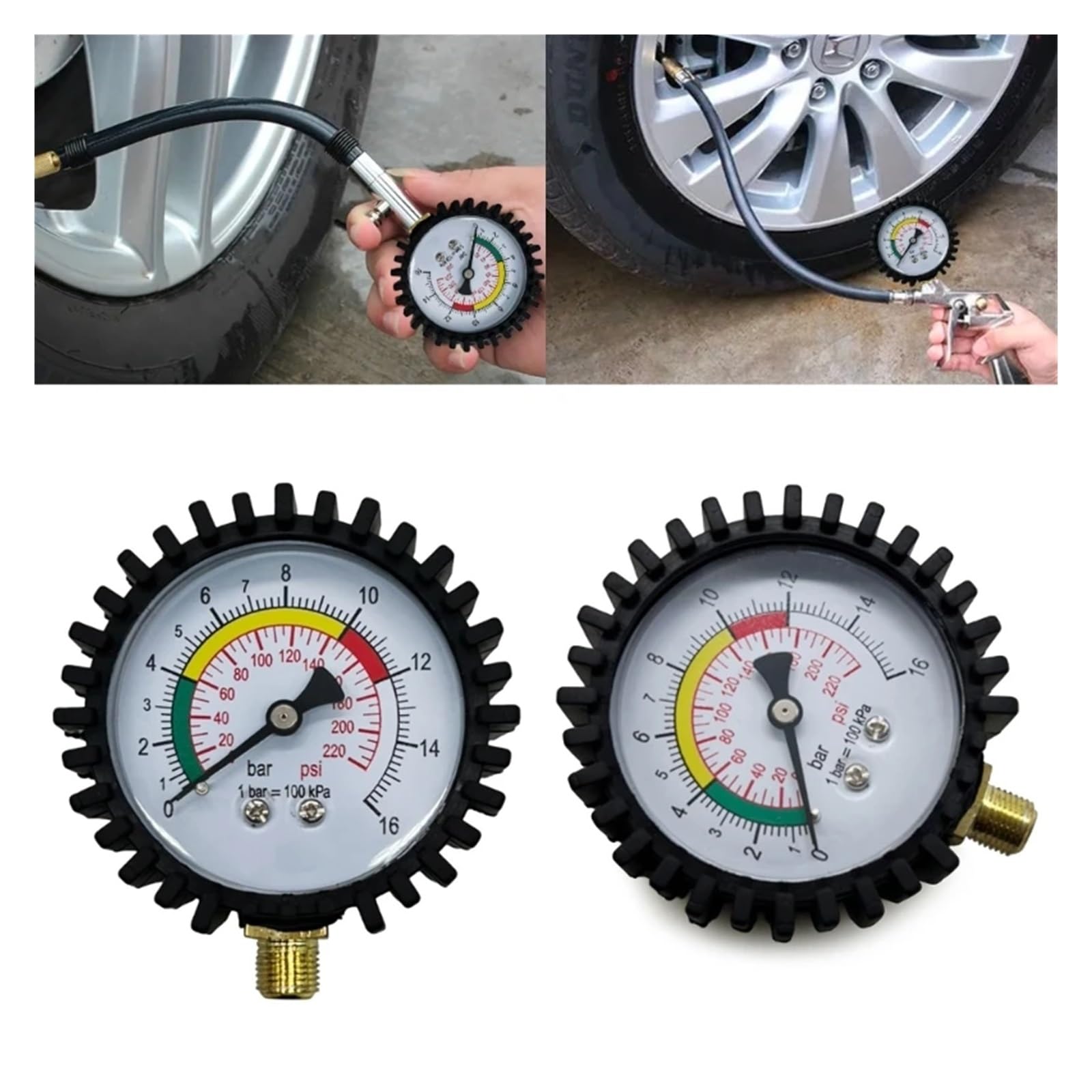 タイヤ 圧力計 タイヤの空気圧 ポータブル圧力計 シルバー Amazon.co.jp: デジタル圧力計 高精度車のタイヤ圧力計圧力計ダイヤル