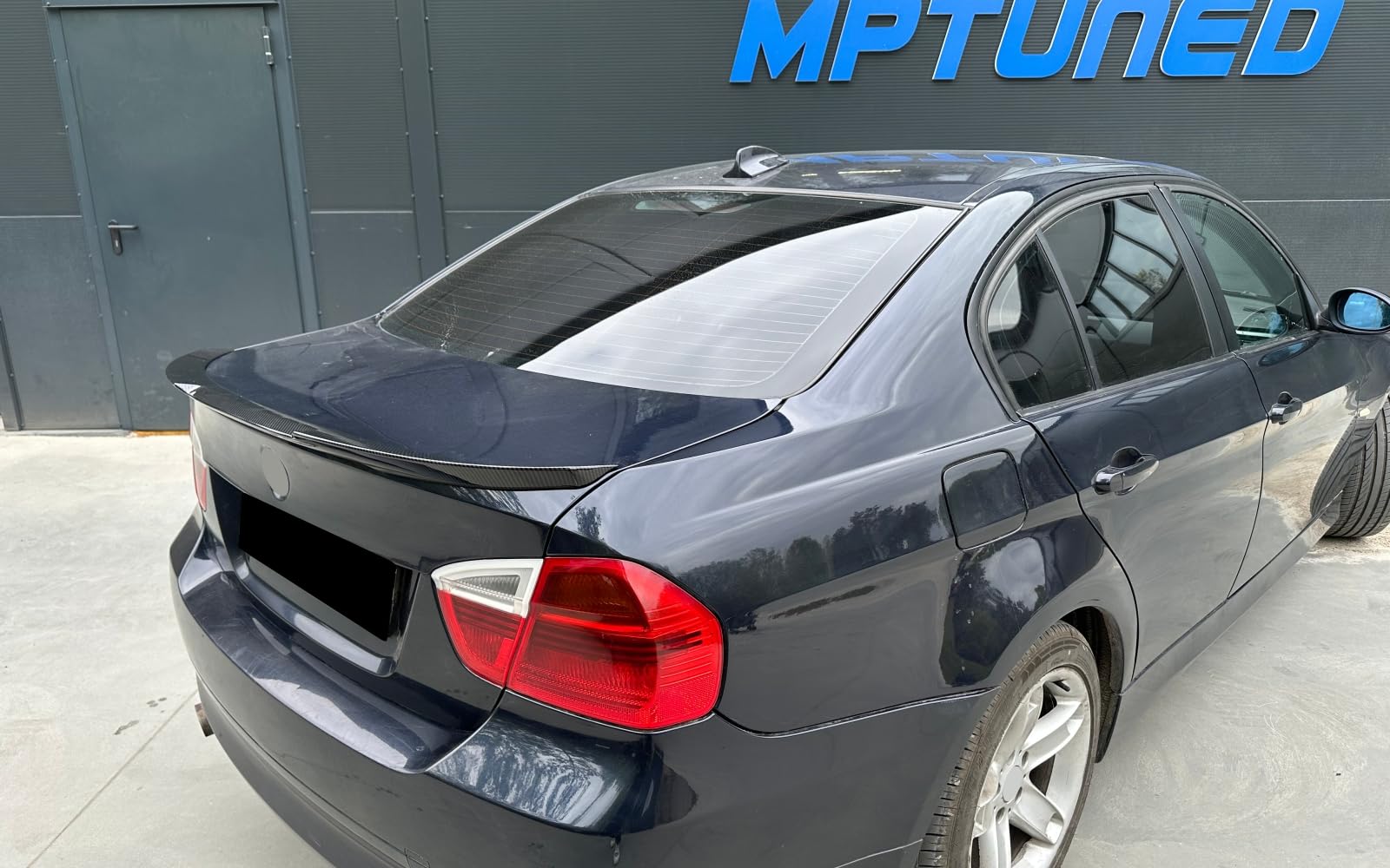 MpTuned E90 M4 - Spoiler posteriore in stile carbonio, per 3 2004-2013, berlina 4 porte, 318i, 320i, 330i, 340i, 318d, 320d, 330D, 40D, m340d, 340d, 330D, 40d
