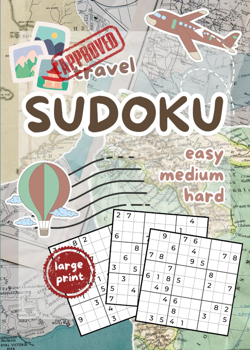 Sudoku Travel Size 5x7: Travel-friendly Sudoku Puzzle Book for Adults - 150 Easy to Hard Puzzles with Solutions