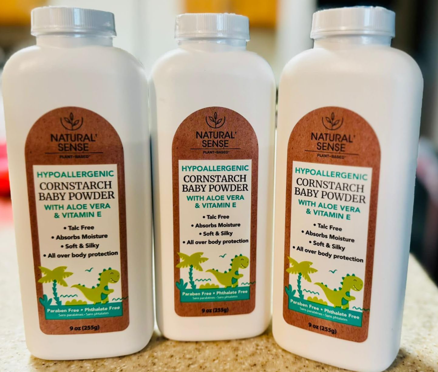 Generic Natural Sense Hypoallergenic Cornstarch Baby Powder With