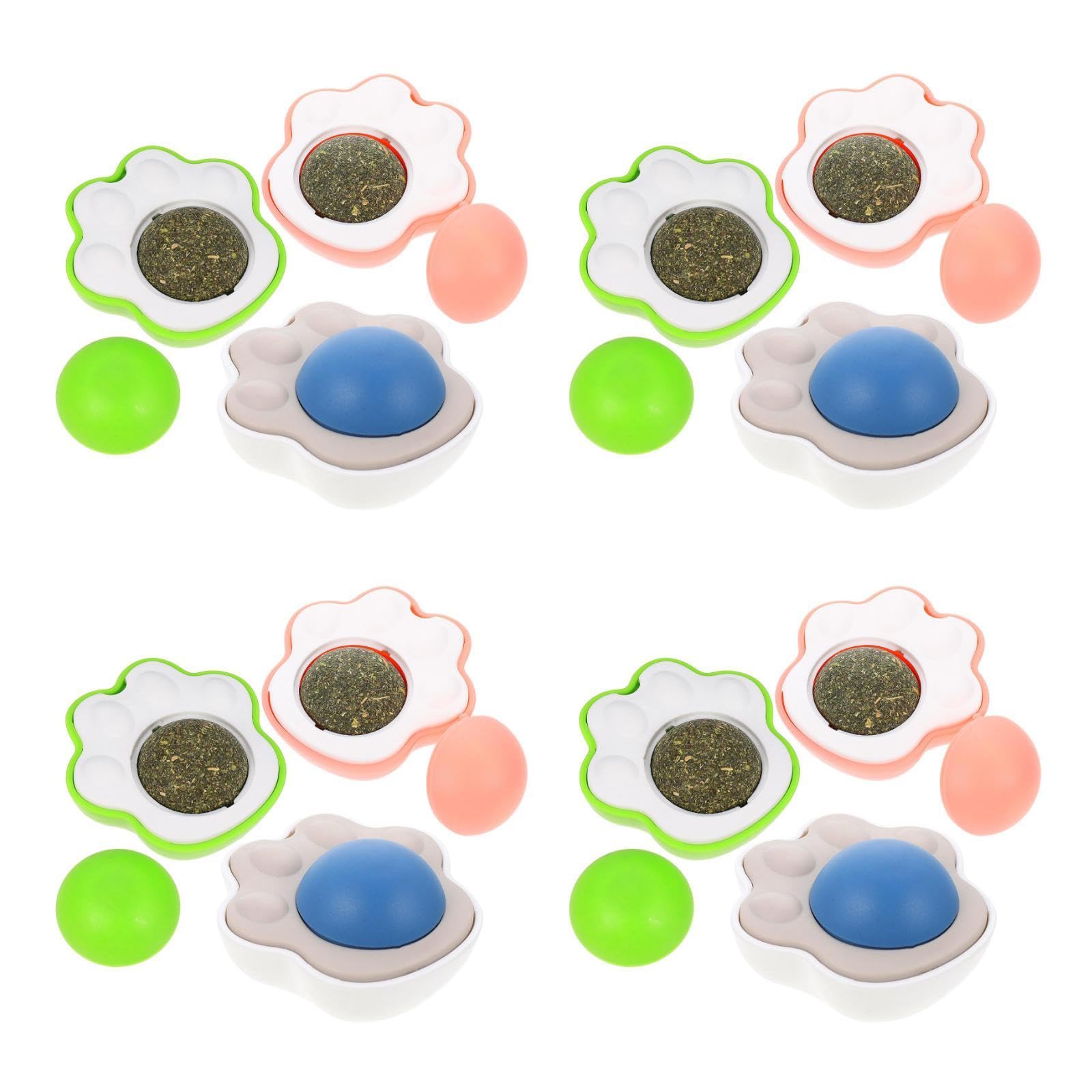 FRCOLOR 12 Katzenminze Spielzeug Katzenminze aufkleben interaktive Katze katzenspielzeug Interactive cat Toy Ballspielzeug für Katzen -Spielzeug Katzenminze Ballspielzeug essbar
