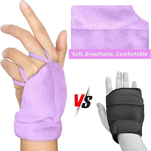 Miniatura 3 de Guantes con peso para temblores de manos y Parkinson, estabilidad y movilidad mejoradas de la manomuñeca, muñeca ajustable, herramienta de