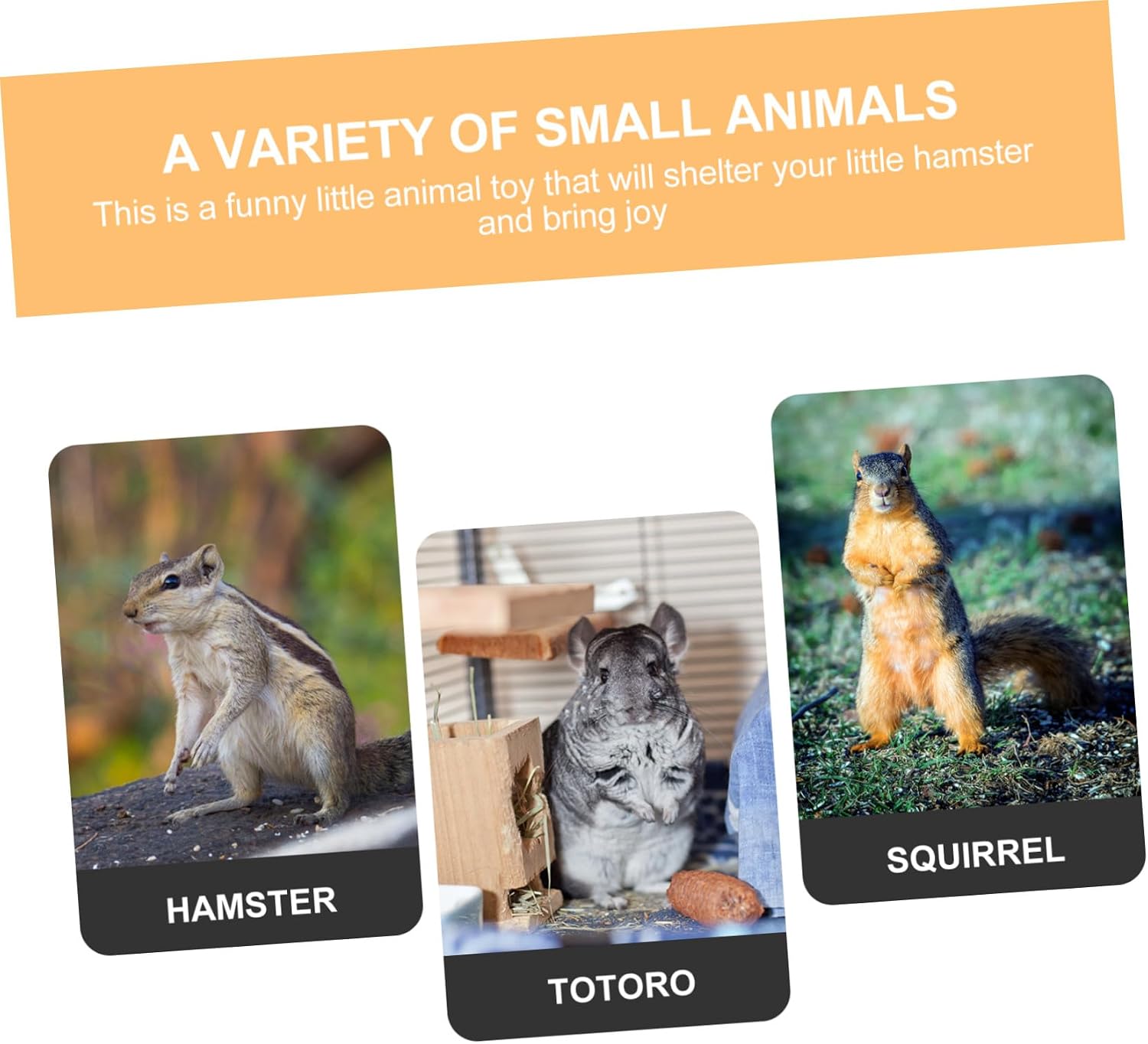 Portable Hamster Carrier Cage Breathable Plastic with Handle, Travel image 3