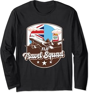 Fiji Travel Squad Travel Travel Squad Fiji Long Sleeve T-Shirt