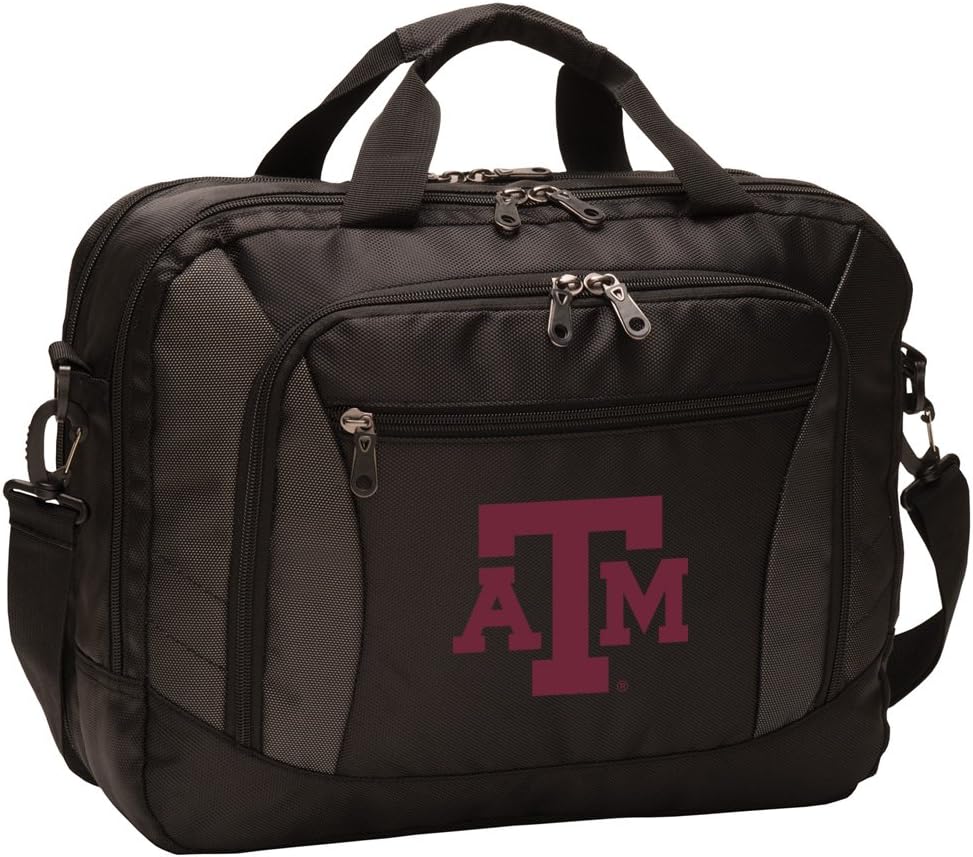 Broad Bay Texas A&M Laptop Computer Bag Texas A&M Aggies Logo Messenger Bag Briefcase