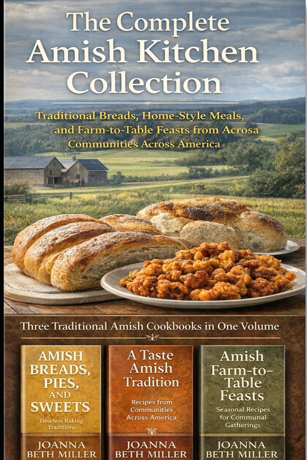 The Complete Amish Kitchen Collection: Traditional Breads, Home-Style Meals, and Farm-to-Table Feasts from Amish Communities Across America (Homesteading Harvest)