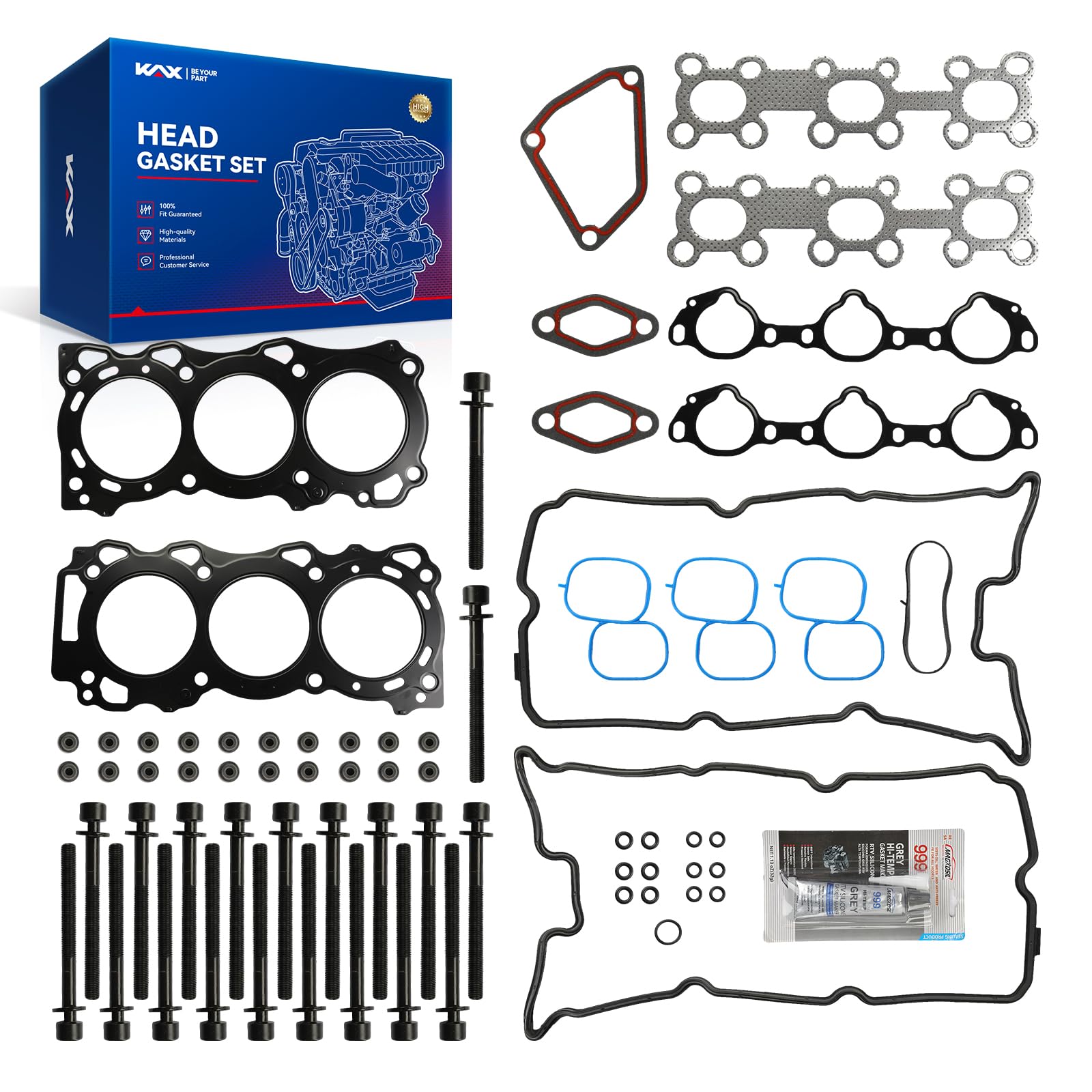 KAX Head Gasket Kit Fit for Frontier 2005-2019 4.0L, Xterra 2005-2015 4.0L