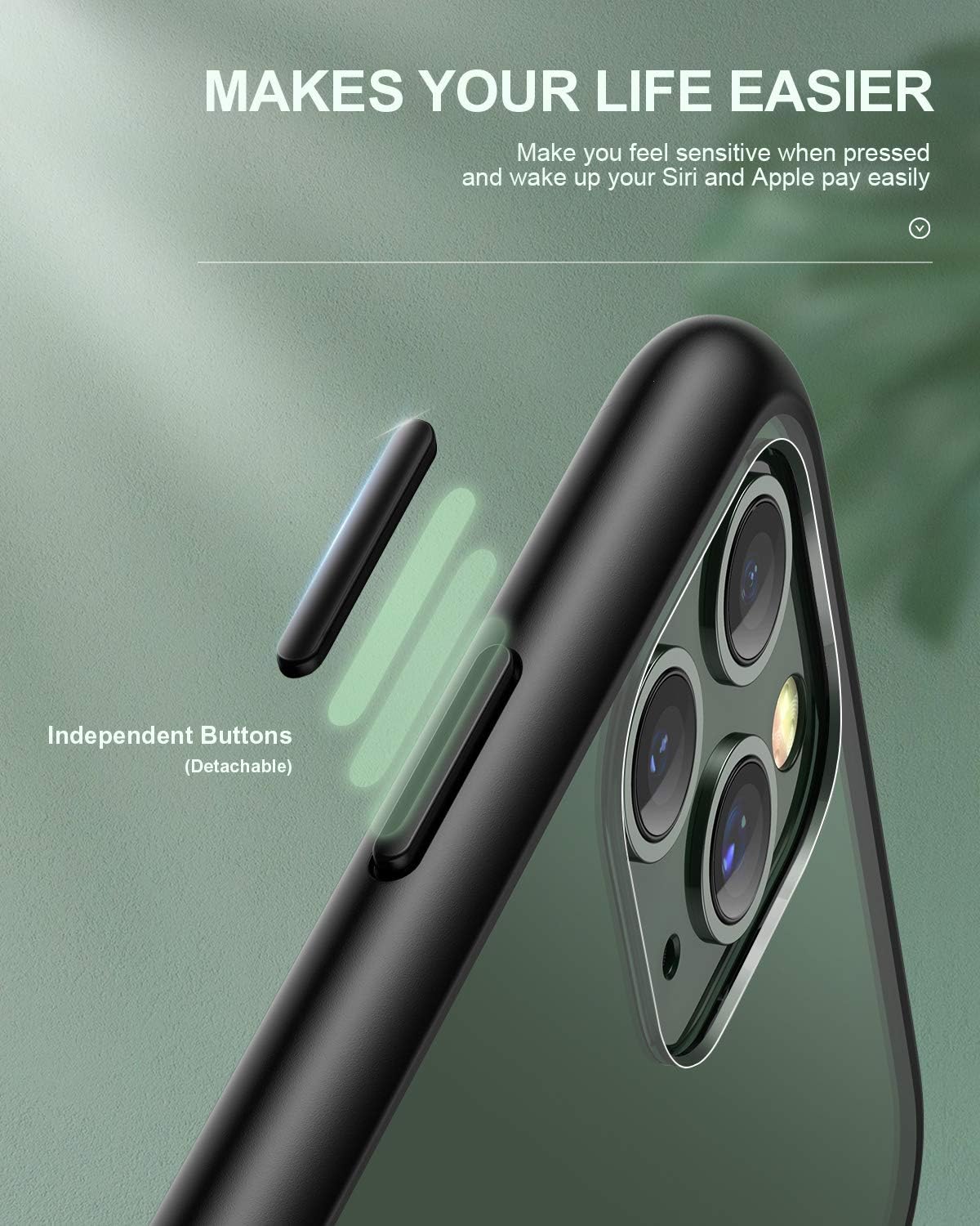 Humixx iPhone 11 Pro Case, Super 1.5-Meter Drop Protection [5 FT Military Grade Drop Tested] Protective Transparent Clear Case for Apple iPhone 11 Pro 5.8" with Shockproof Soft Black Bumper