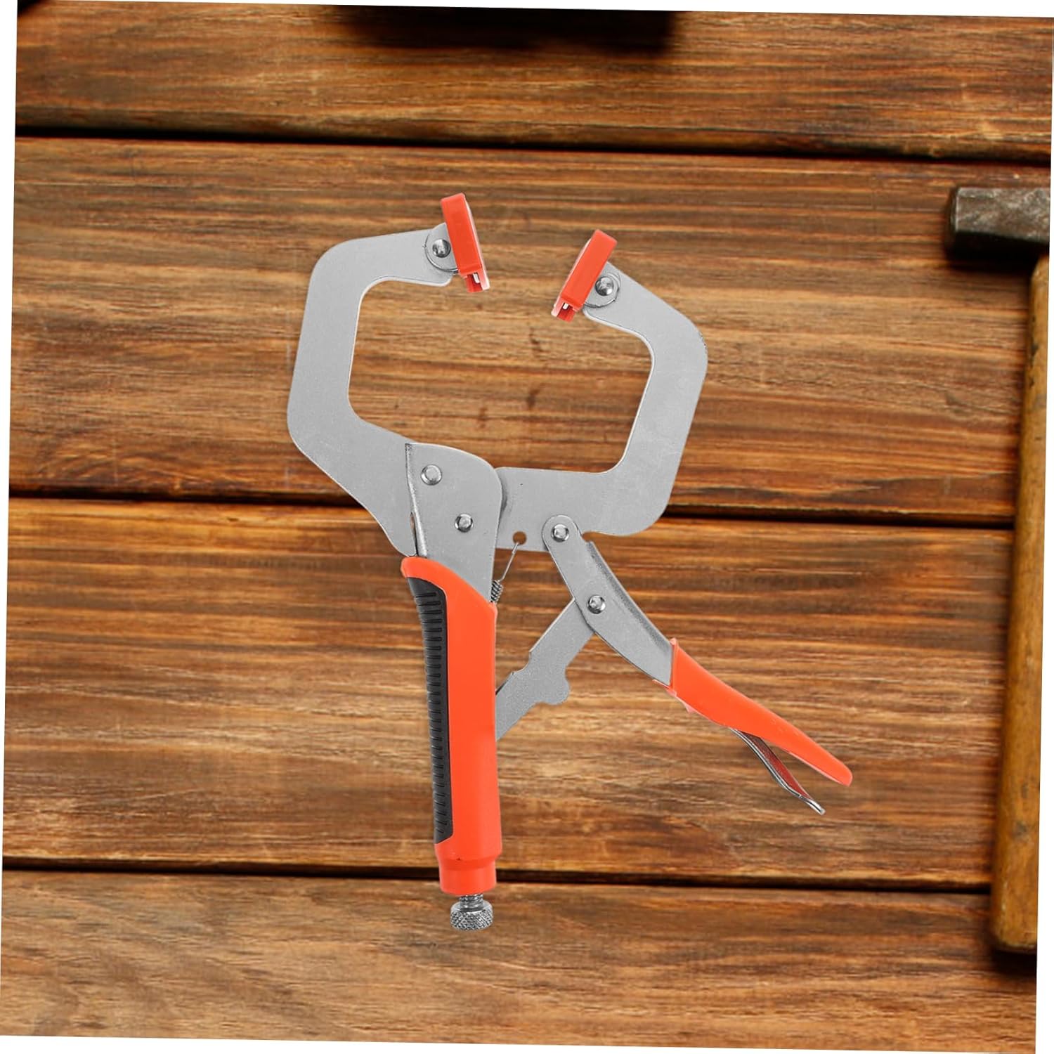 2pcs Metal Clamps c Clamp Woodworking Pliers Locking Pliers Ergonomic Design Heavy Duty for Automotive Welding Painting Home Use