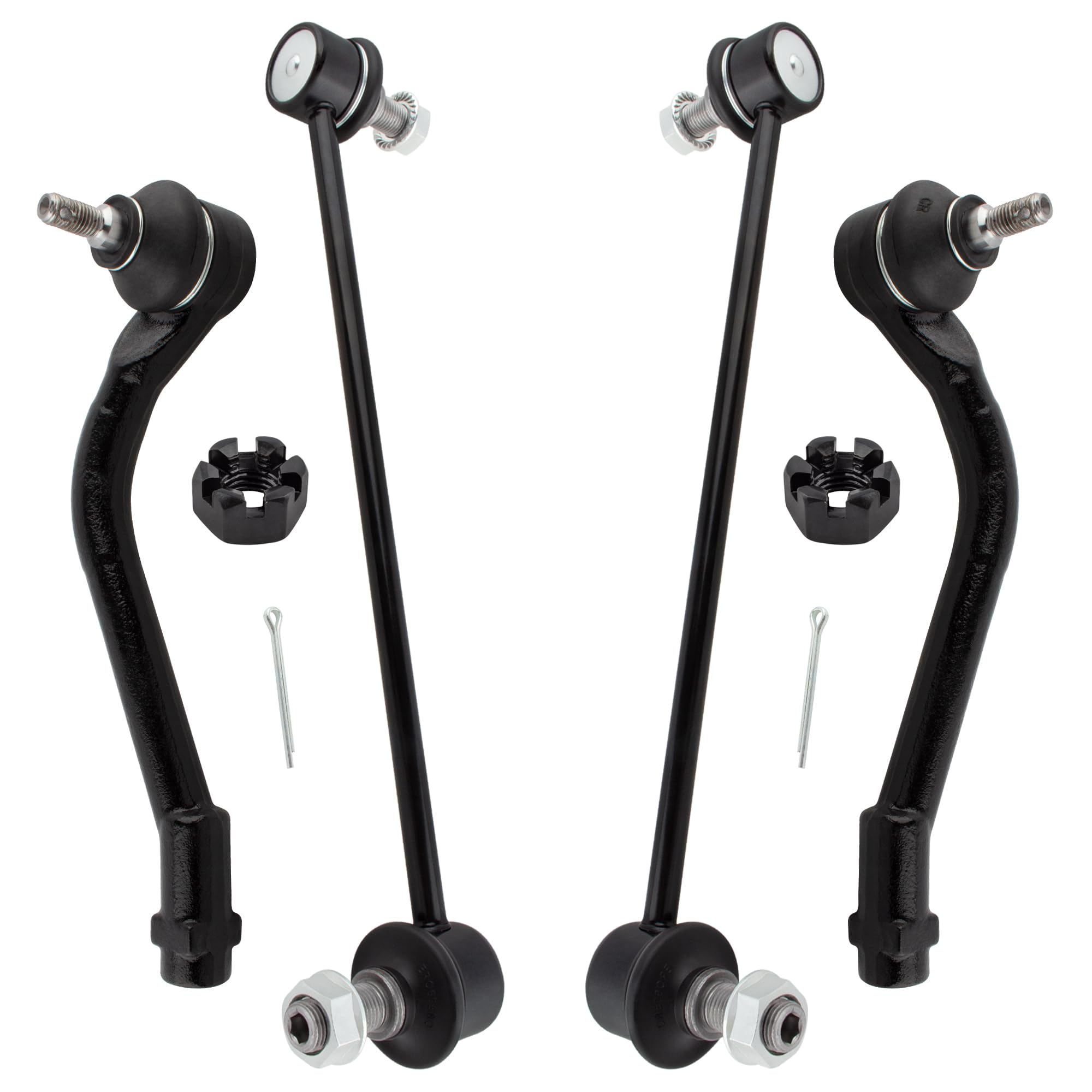 Front Sway Bar End Links & Tie Rods Kit For 2014-2015 Hyundai Tucson Kia Sportage – Detroit Axle