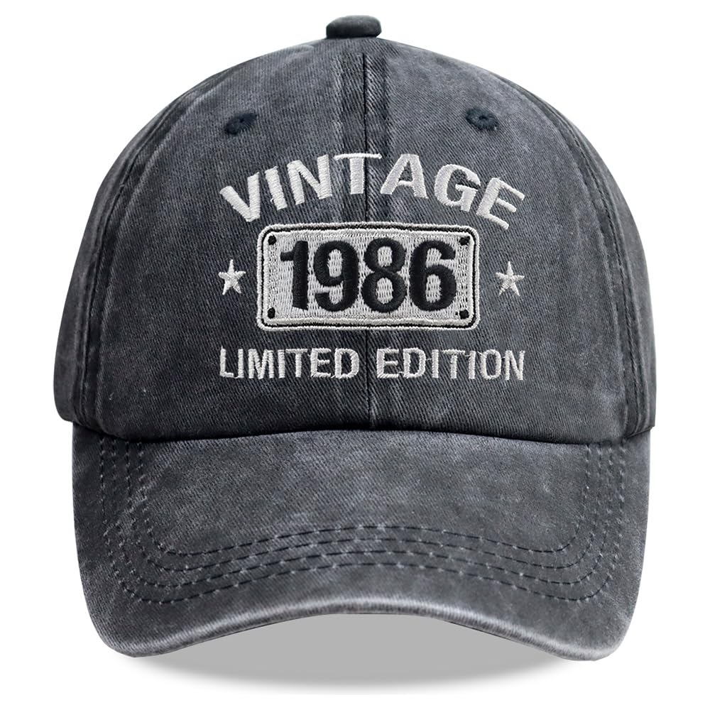 Vintage 1925-2005 Limited Edition Hats for Men Women, Personalized 21th-101th Birthday Gifts Retirement
