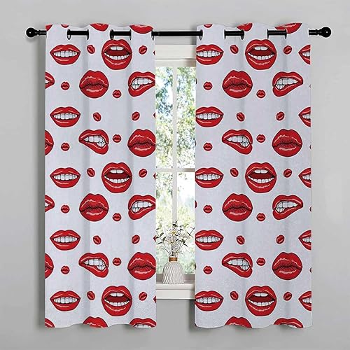 Cortinas De Cocina Modernas - Cortina corta vintage con ojales, para puerta, 63 pulgadas de ancho por 63 pulgadas de largo, 2 paneles