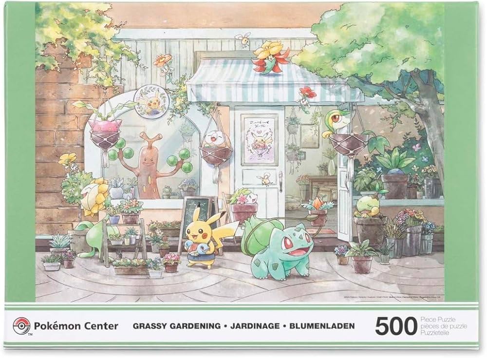 Pokémon Center: Grassy Gardening Puzzle (500 Pieces) : Buy Online