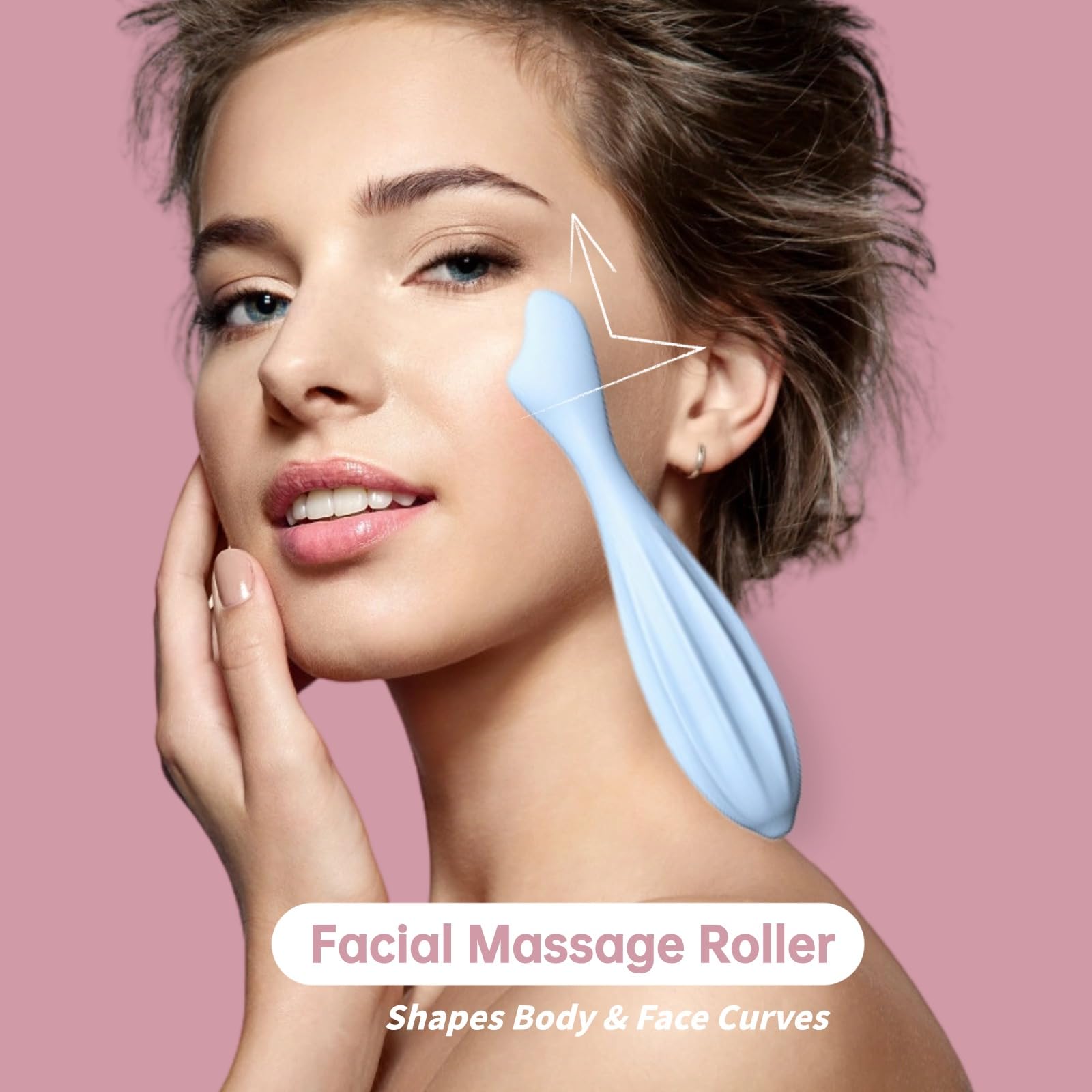 face BODY roller 未使用 Amazon.com: Silicone Facial Massage Roller, Face Massager Skin