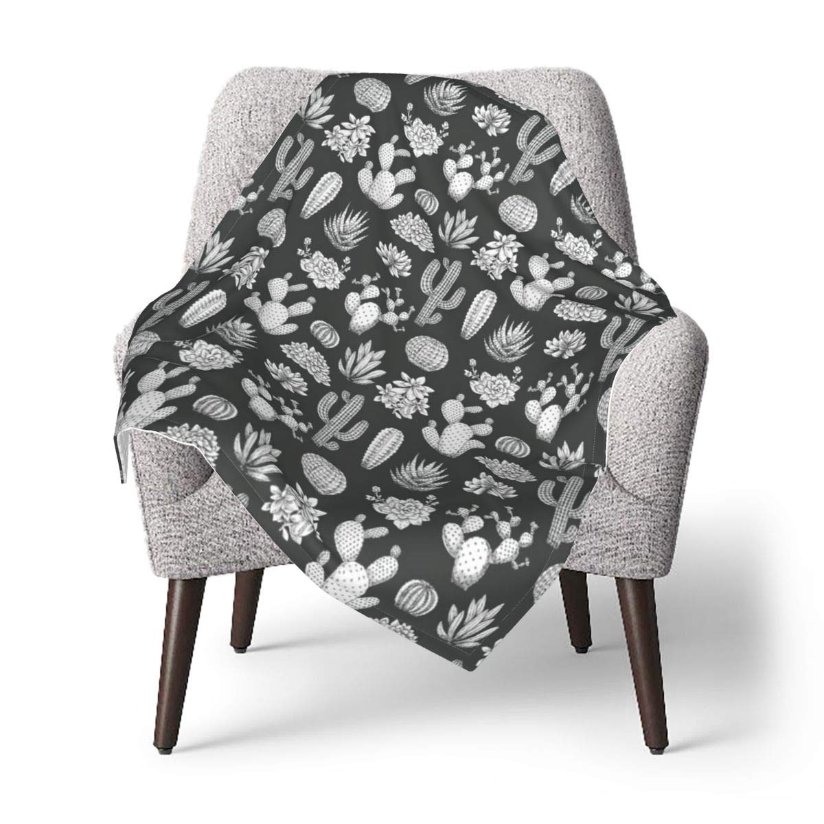 Cactus Printing Baby Blanket Small Size Blankets