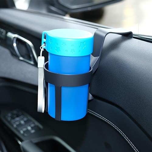 Miniatura 6 de BBTO 6 portavasos universales para automóvil, portavasos de ventana para vehículos, portátil, multifuncional, para botellas, reemplazos, accesorios