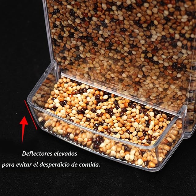 Foto 5 de 7 de Máquina expendedora de alimentos para pájaros - Alimentador para periquitos, canarios, pinzones, periquitos