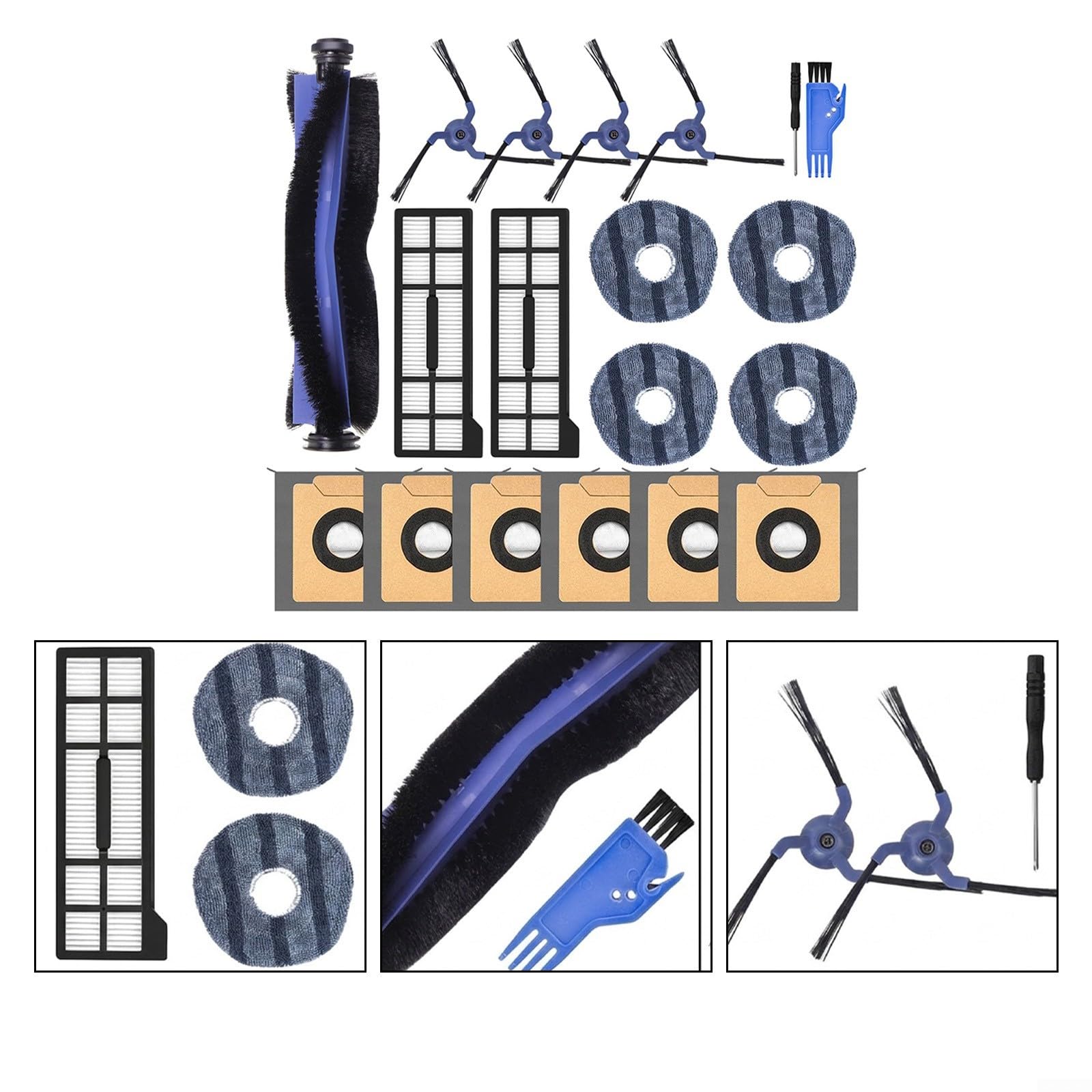 Kit per ricambi per eufy per x10 Pro per omni con per spazzola Principale