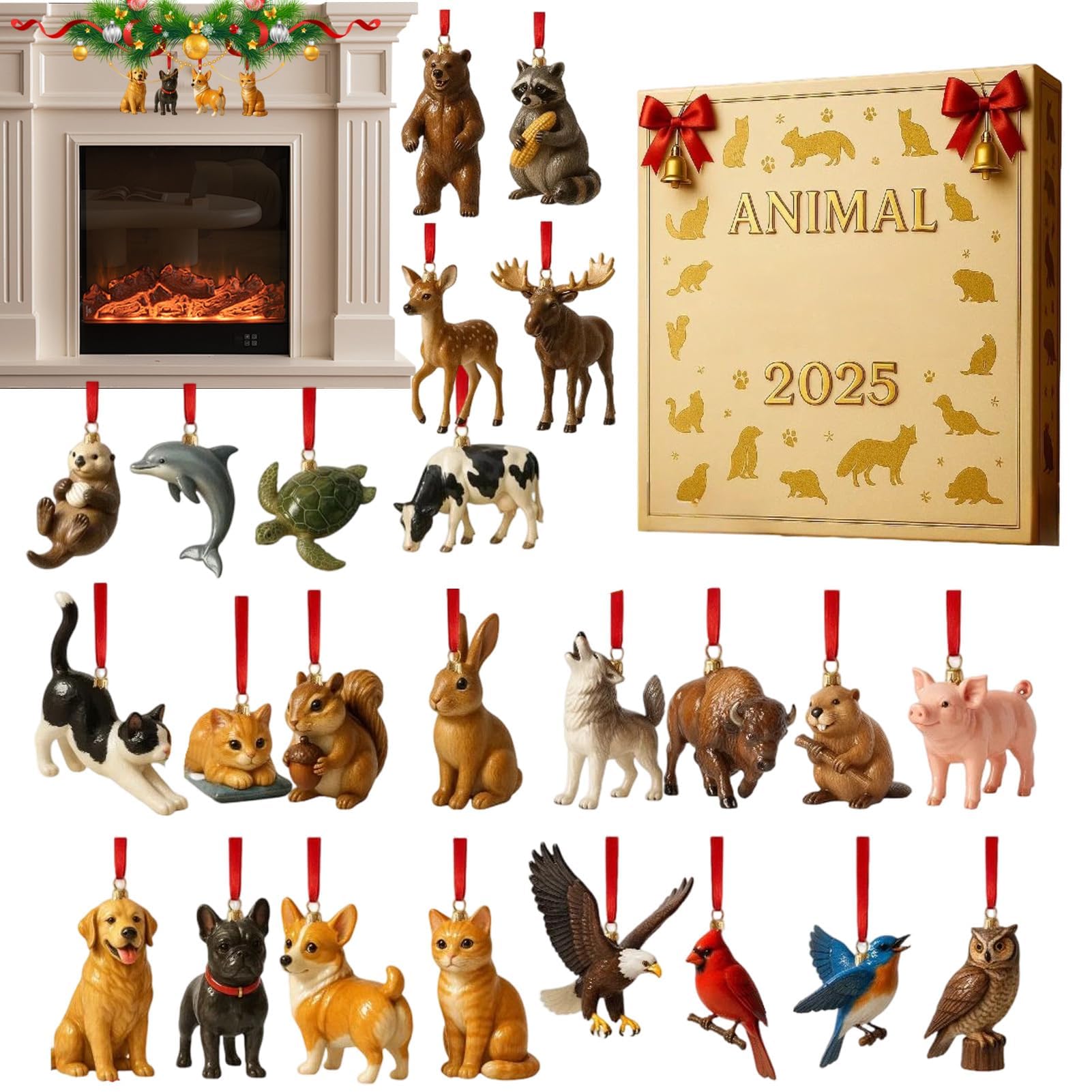 Calendrier de l'avent acrylique pour embellir votre salon et escalier
