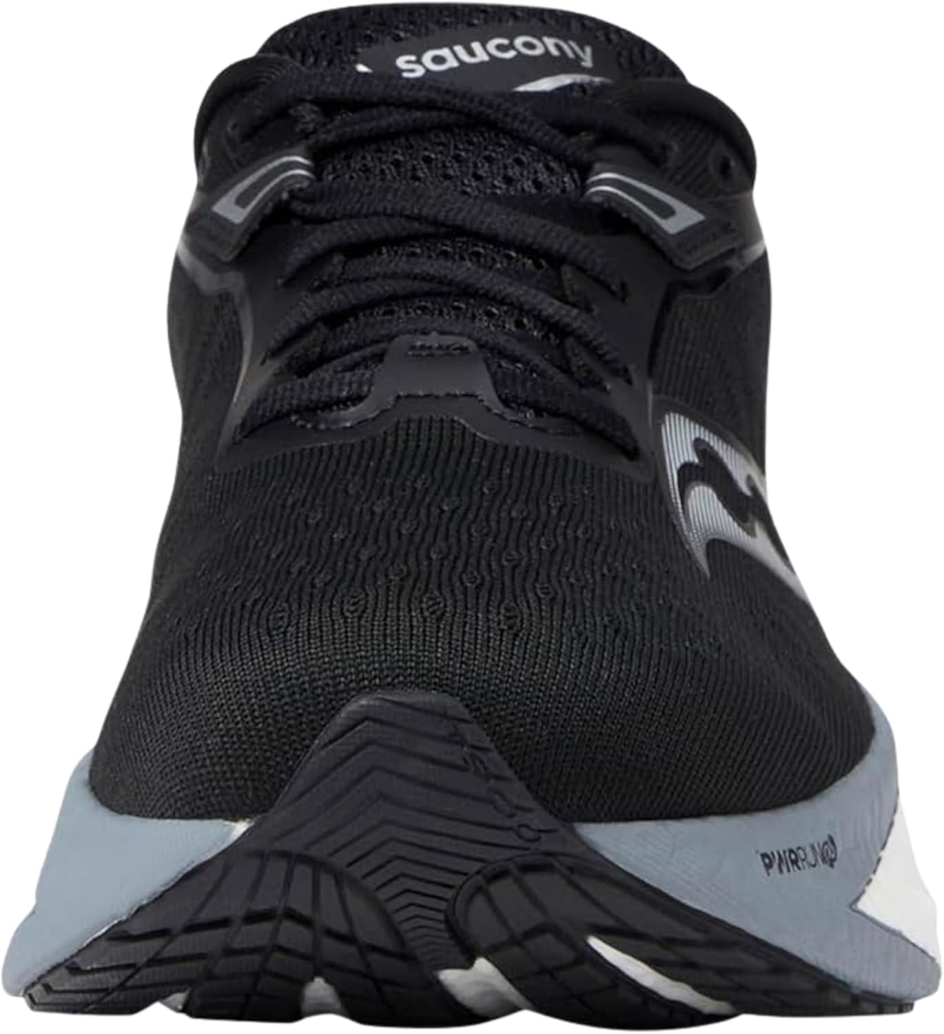 Saucony Women's Triumph 22 Sneaker, Black/White, 8.5 - Image 9