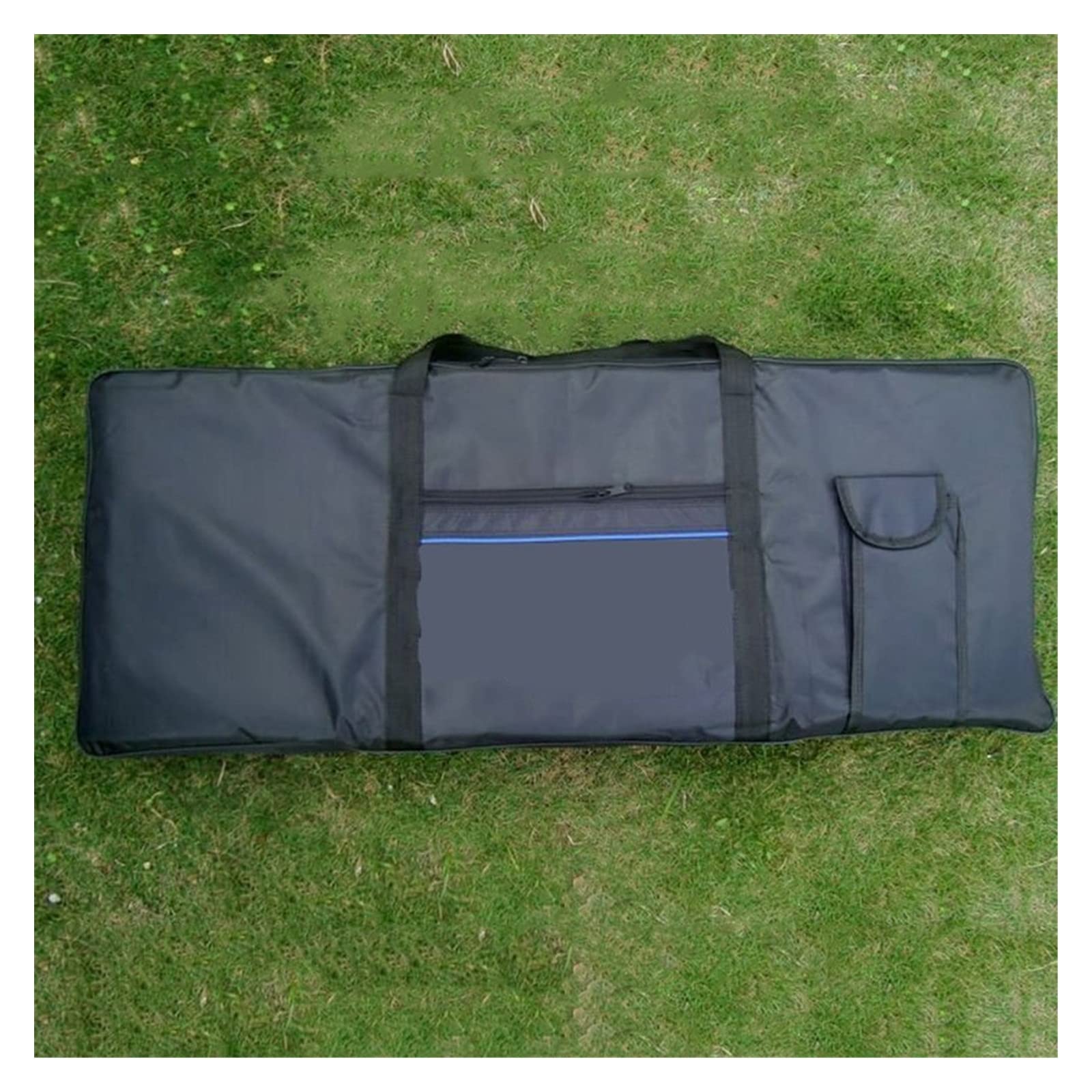 VSOLS Funda for Teclado de Instrumento de Teclado de 61 Teclas, Funda Impermeable Gruesa for Piano electrónico for electrónica (Color : Black)