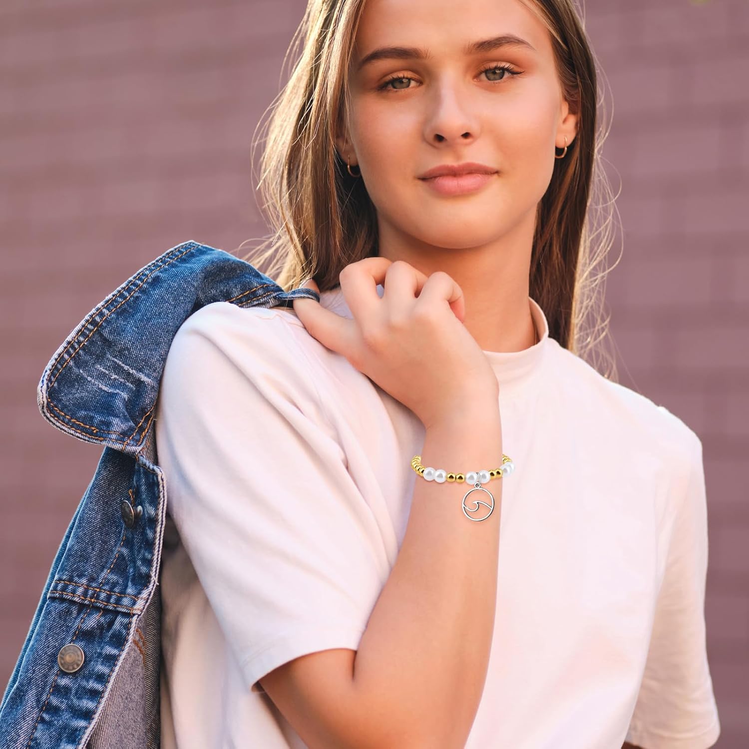 Mwphuy Sister Gifts for Women Bracelets Sisters Gifts from Sister Birthday Graduation Gift Beaded Bracelets for Sisters Girls Best Friend BFF Christmas Valentine's Day Wedding Jewelry Gift - Image 3