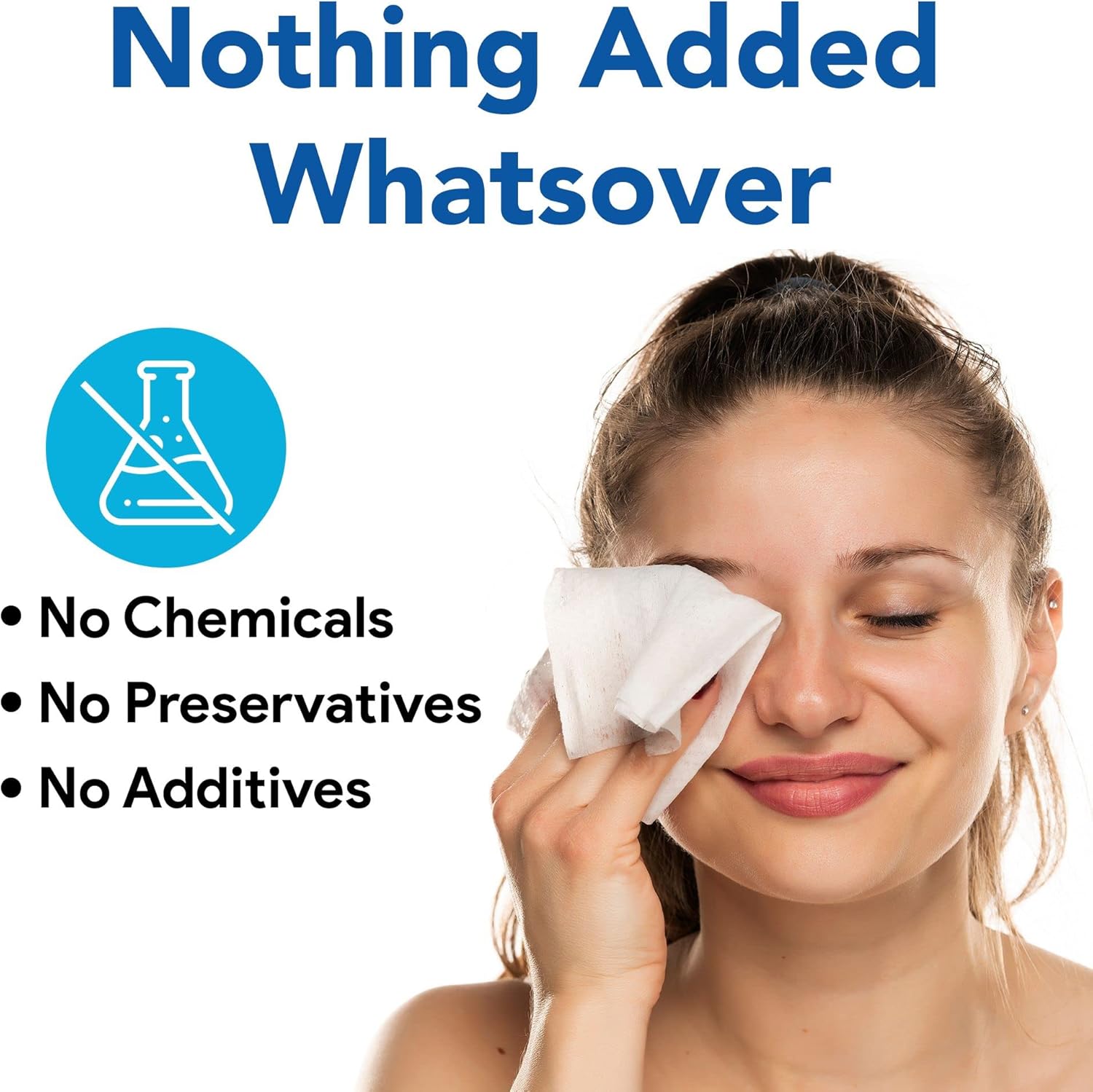 Disposable Dry Wipes for Adults and Incontinence 50 Count - Dry Disposable Wash Cloths for Seniors, Baby, Cleaning - No Additives - Cleansing Dry Washcloths : Health & Household