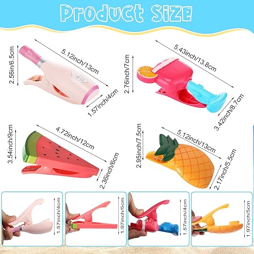 Miniatura 9 de 8 clips de toalla de playa para sillas de playa clips decorativos para sillas de playa clips de piscina para sillas de plástico resistente al viento