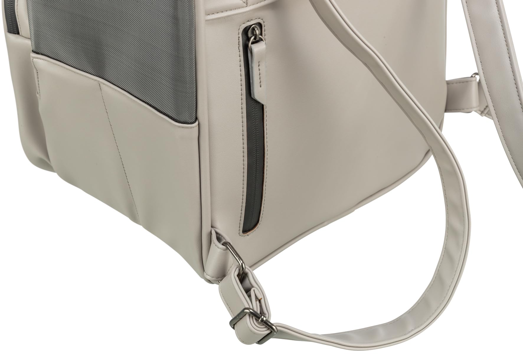 TRIXIE Mochila CityStyle, 30 × 20 × 40 cm, Gris Claro, para Perros