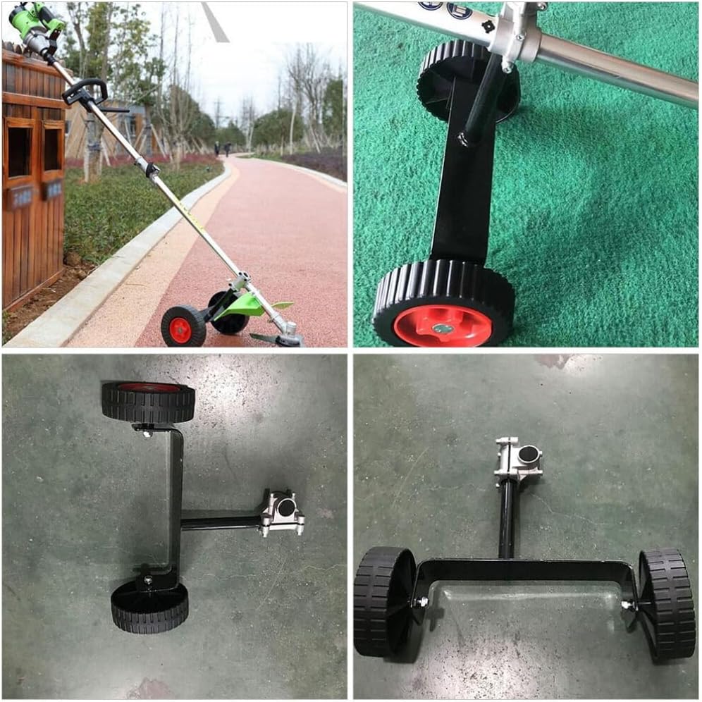 Angoily Lawn Mower Support Wheel Replacement 13-Inch Portable Side Mount Caster for String Trimmers Garden Cart Accessories