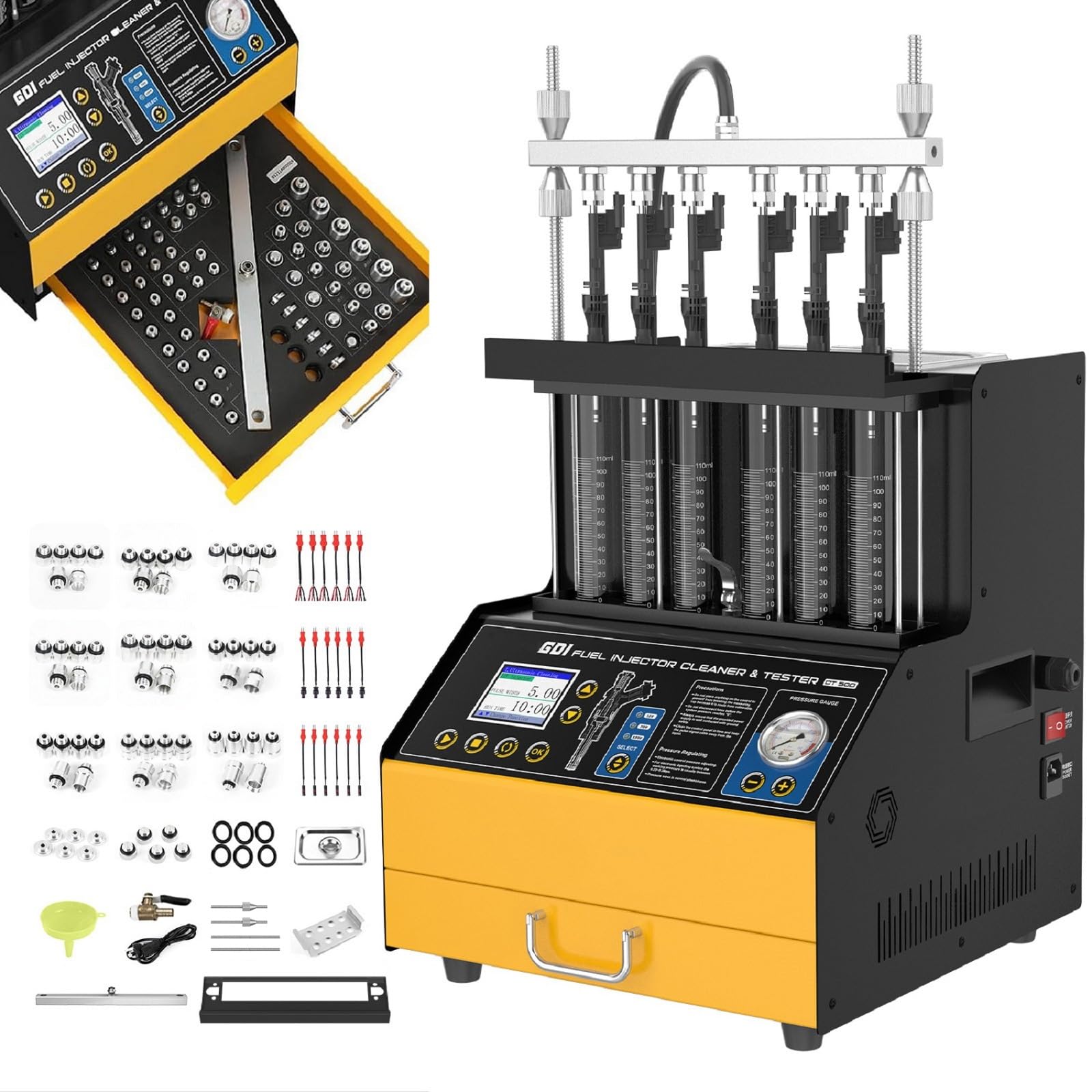 Is Video Me Humne AUTOOL CT60 Injector Tester Ka Complete Demo Aur Review Kiya Hai., Agar Aap Diesel Injector Testing, Injector Leakage Check, Spray Pattern Test Ya Opening Pressure Test Karna Chahte - Foto 10