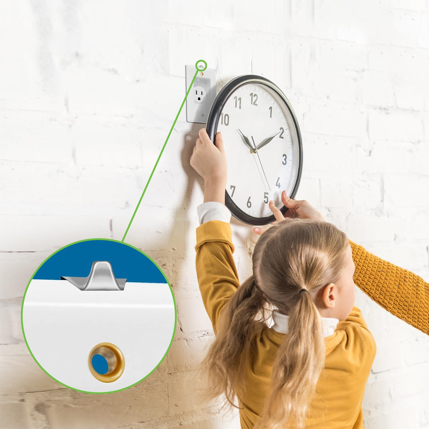 Black Recessed Clock Receptacle Recessed Outlet Installation