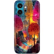 Honor 600 5G ile Uyumlu K l f, L ks Orman Temal  Desenli, Darbe Emici Silikon