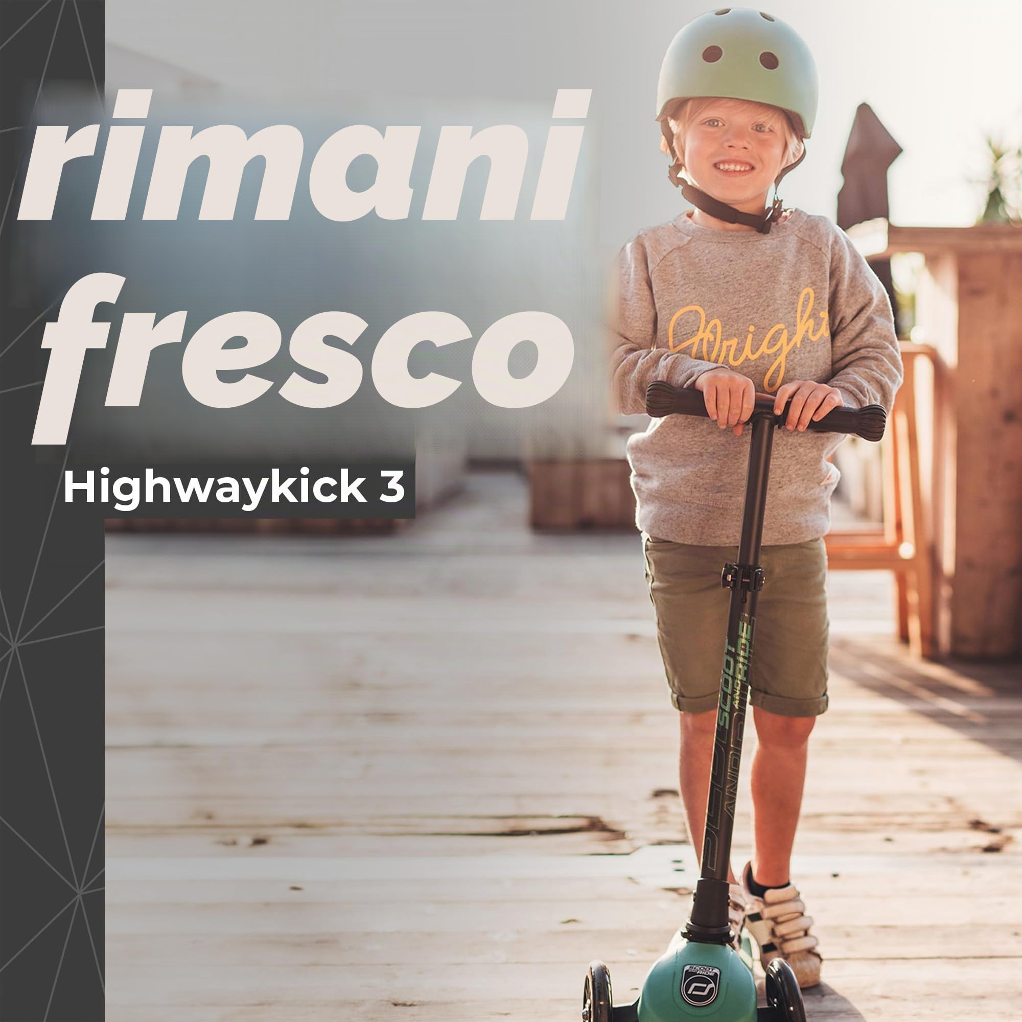 Scoot&Ride Highwaykick - Monopattino a 3 LED, colore: Rosa