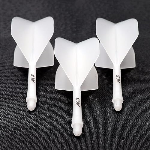 Miniatura 3 de CUESOUL Rost AK5 - Eje de dardos integrado y vuelos color transparente - SML