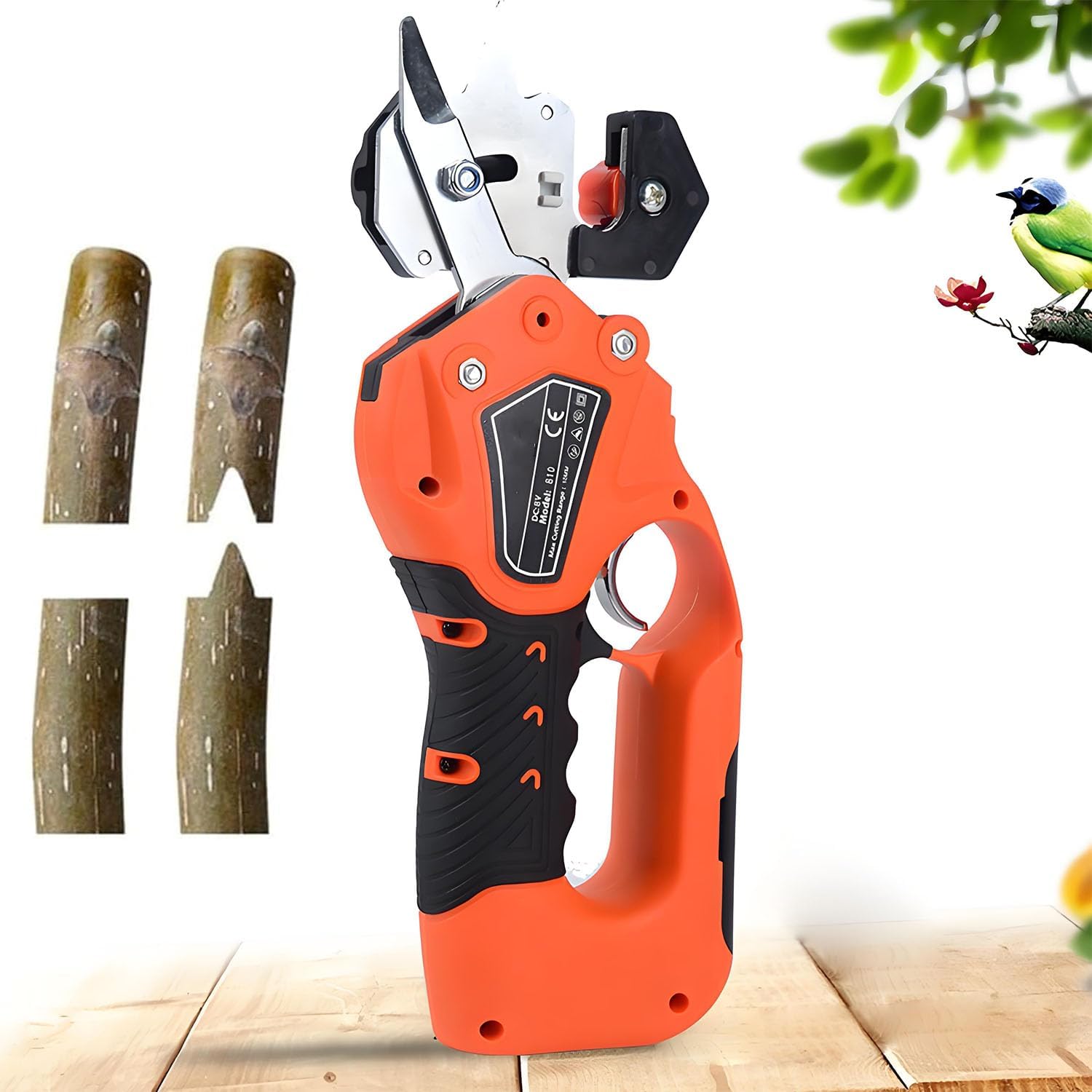 Electric Pruning Shears, Automatic Garden Pruning Tool, Garden Grafting Scissor with LCD Display and Lighting, Stepless Speed Control Design for Efficient Plant Care and Maintenance