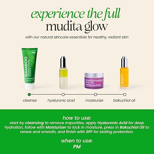 Miniatura 6 de Mudita Earth - Exfoliante facial de microdermoabrasión de bambú, 4 onzas, limpiador exfoliante probado por dermatólogos para cara y cuerpo, acné y