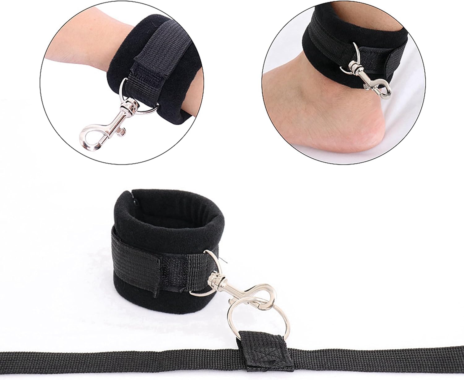 Bed Bondage Restraint Straps For Couples Adult Bed Restraints_voghion.com