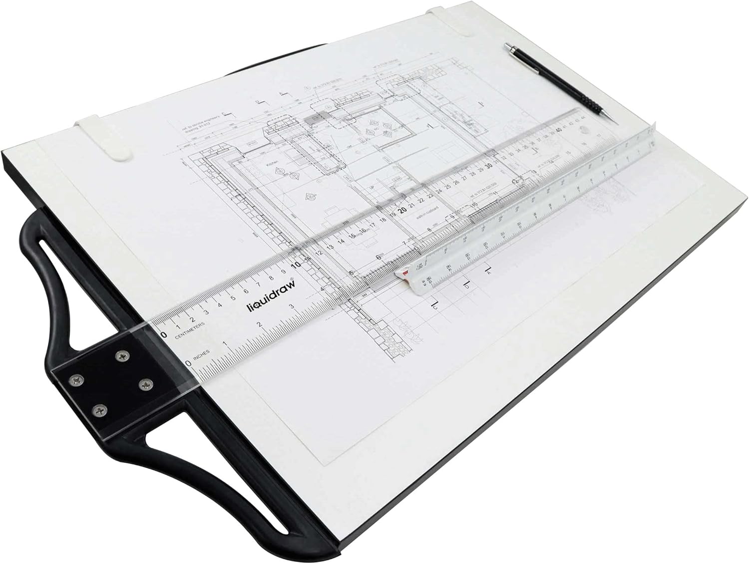Liquidraw A2 Drawing Board T Square with Carry Handle, Includes Drawing