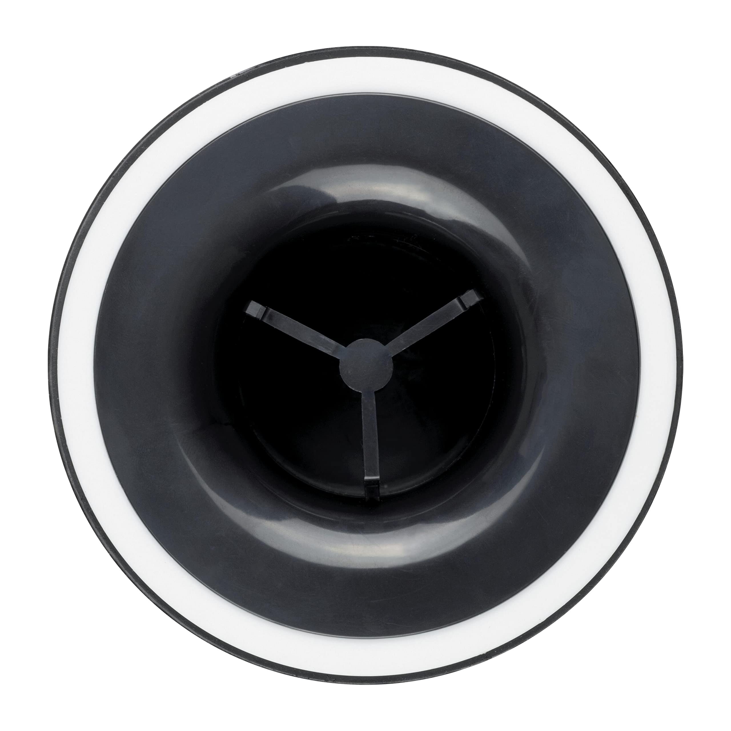 Wirquin 30722461 Bonde de douche Tourbillon verticale grise pour receveur de douche design ou à carreler