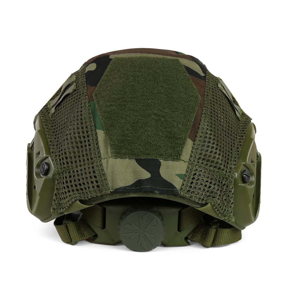 TOPTACPRO Housse de casque tactique caouflage pour casque rapide en TOPTACPRO Housse de casque tactique caouflage pour casque rapide en