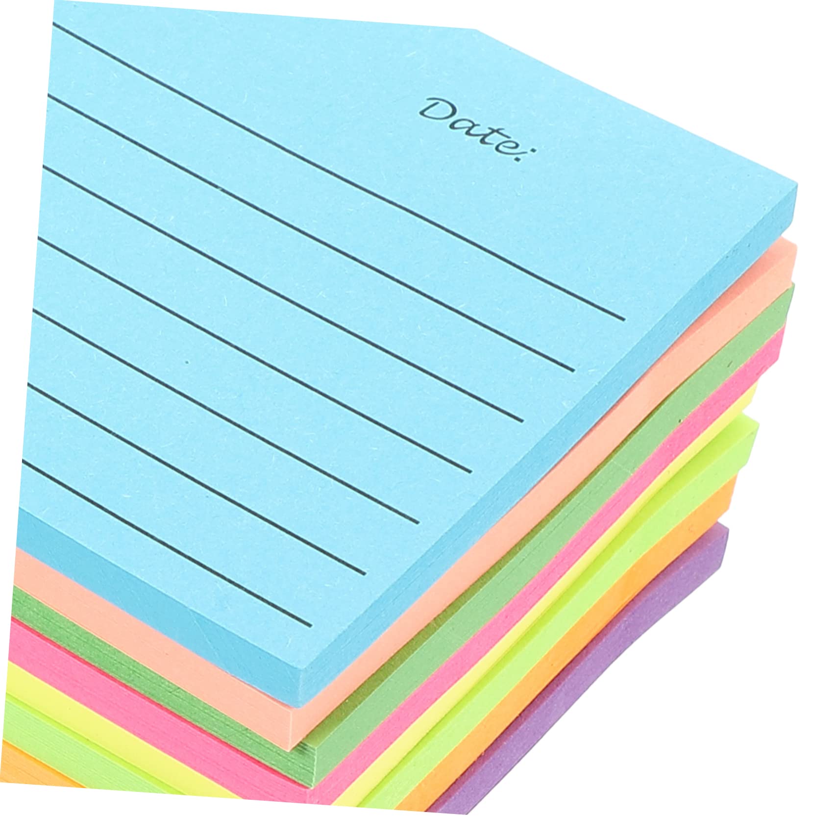 VILLCASE 27 Stk Fluoreszierende Haftnotizen Notizblöcke sticky notes book notepad stule Aufkleber für Postblöcke Zubehör beachten Aufkleber für Haushaltsnotizen Büro-Memo- Papier