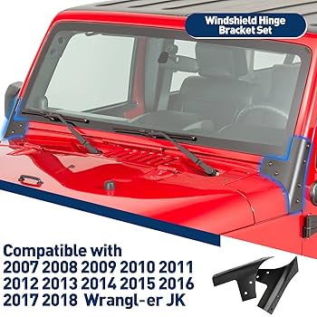 Amazon.com: B.ZSSY Pair of Windshield Hinge Set 11209.03