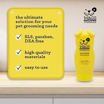 Wags & Wiggles Soothe Oatmeal Shampoo, 16 Ounces